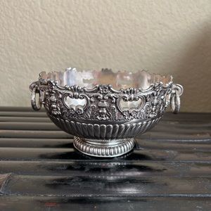 F. B. Rogers Silver Plated Ornate Candy Dish Bowl